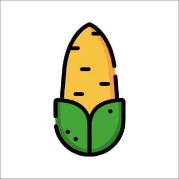 Corn icon illustration vector