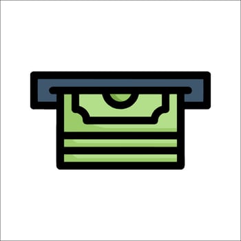 Money bank icon illustration vector