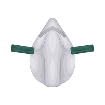 Illustration of oxygen mask vector