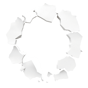 Circle in white shows emptiness png