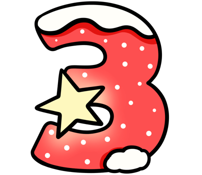 Chrismas Number 3 Clipart Chrismas Clipart images Chrismas Doodle Letters Chrismas decoration png