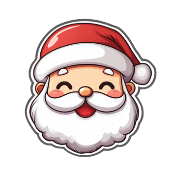 Santa Claus Cute Kawaii Happy Christmas png