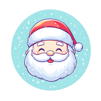 Santa Claus Cute Kawaii Happy Christmas png
