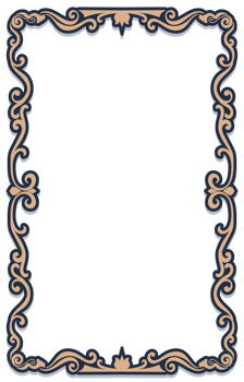 vintage abstract frame classic reel line Borders for cards png
