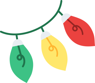 christmas light decor png