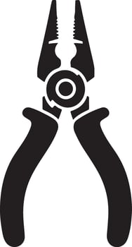 Simple and minimalist pliers icon. vector
