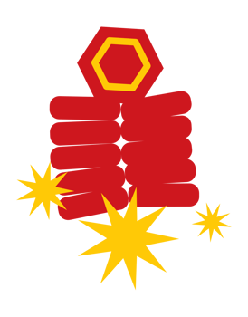 Flat illustration of red firecrackers png