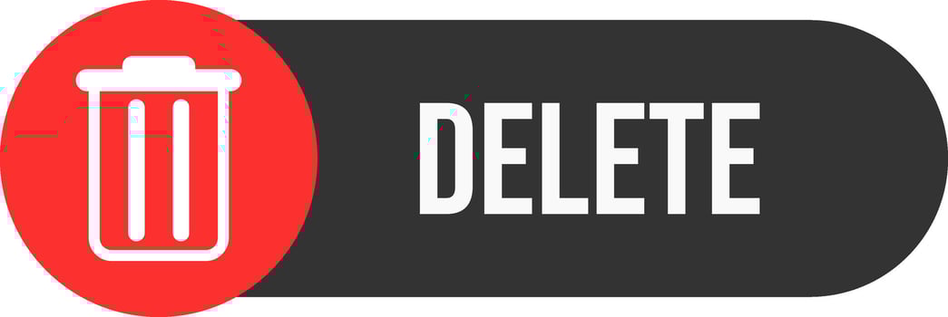 Delete Icon. Trash Bin Symbol. vector