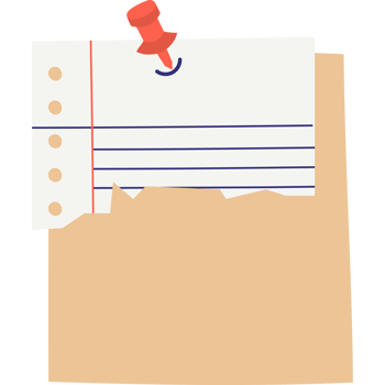 split blank sticky note png