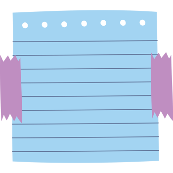 lined list sticky note png