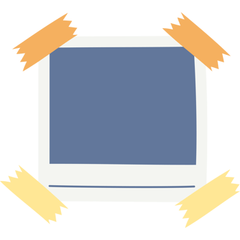 frame photo sticky note png