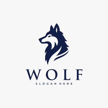 Wolf Head Logo Design, Creative Logo , Logo Image Free Download vector