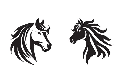 Horse logo design inspiration vector