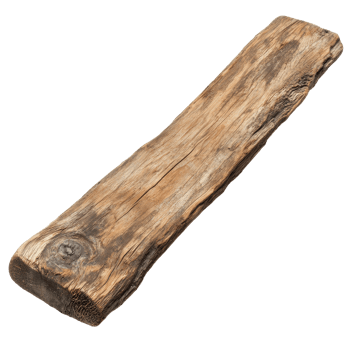 A rustic wooden plank on a plain background png