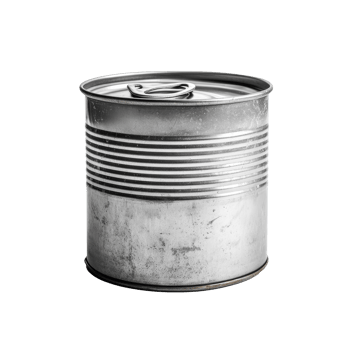 Simple metal canister on a plain background png