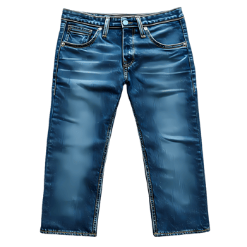 blue jeans isolated at transparent background png