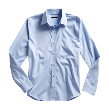 a blue shirt isolated on transparent background png
