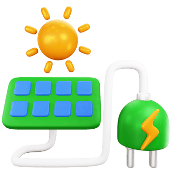 solar panel 3d icon png