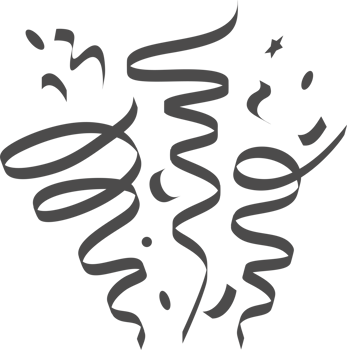 Confetti explosion. Birthday party elements and carnival celebration. Falling serpentine and burst of firework for surprise and gift decoration png