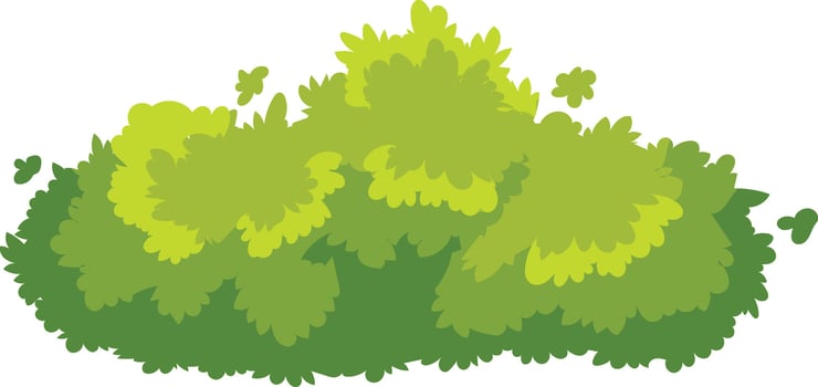 Lush green bush enhances garden landscapes with nature, creating a tranquil and welcoming ambiance ideal for unwinding vector