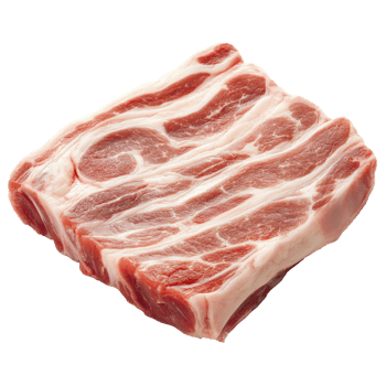 Fresh pork belly, ready to cook png