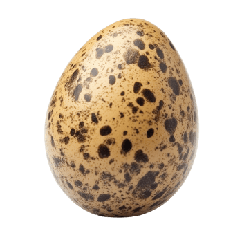 Unique speckled egg on a white background png