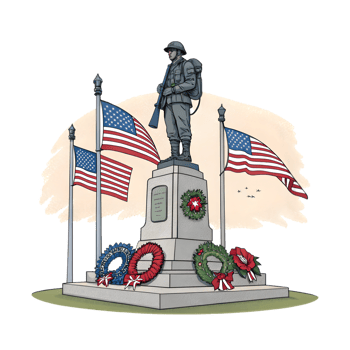 Veterans day memorial usa flag png