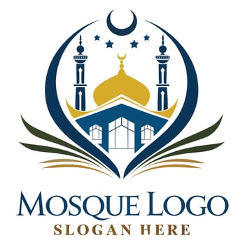 Distinctive Mosque Logo Idea. vector