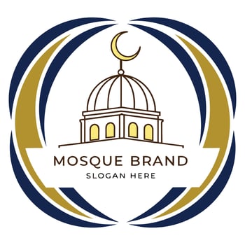 Contemporary Mosque Logo Inspiration. vector