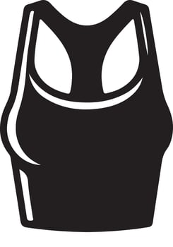 Workout Bra Art vector