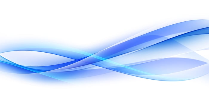 Blue waves abstract background, modern design, illustration vector
