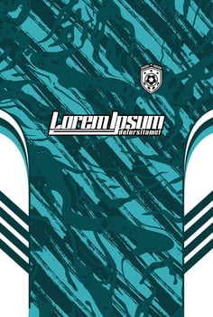 Abstract background for sports jersey pattern brush tosca vector