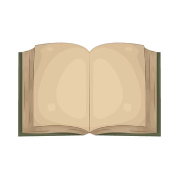 Illustration of open book vector