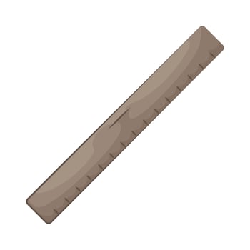 Illustration of ruler vector