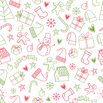 Christmas seamless pattern png