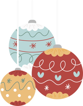 christmas decoration hanging sticker png