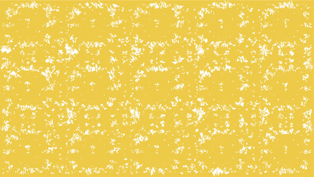 Bright yellow textured background. Randomly distributed white abstract geometric shapes. Creates a grunge or vintage effect. Abstract and dynamic design. High-energy, textured effect. vector