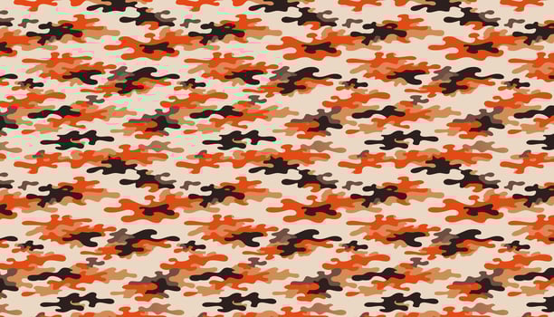 Camouflage pattern background. Classic military clothing style masking camo repeat print. vector