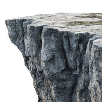 Cliff Edge on transparent background png
