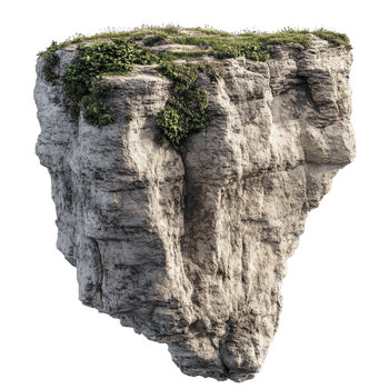 Cliff Edge on transparent background png