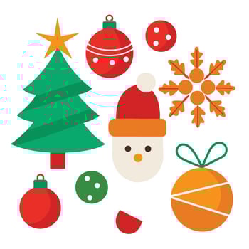 Christmas Icons Collection vector