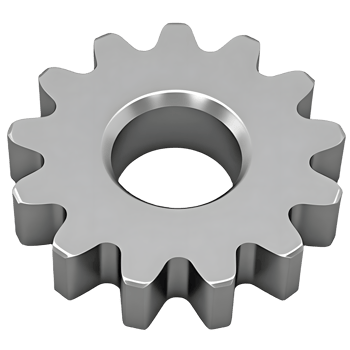 A Silver Gear Cog png