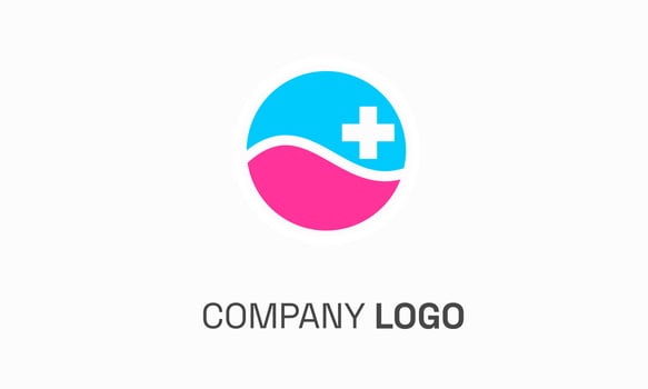 Blue medic logo Elegant and creative Logo for your Business vector