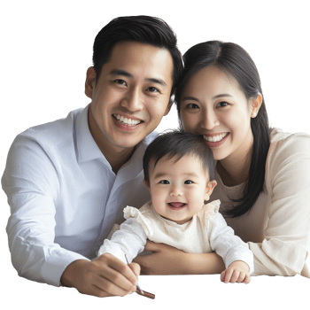 A joyful family enjoys a warm moment together png
