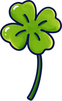 Handdrawn green leaf png