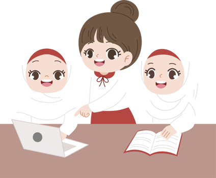 girls studying using laptop together png