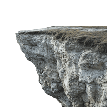 Cliff Edge on transparent background png