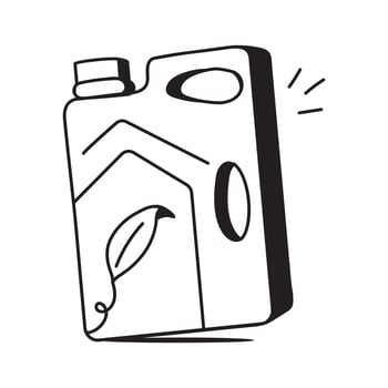 Eco friendly bottle symbolizing biodegradable packaging vector