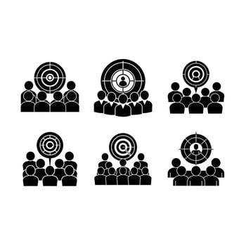 Customizable design for targeting specific audiences and marketing strategies vector