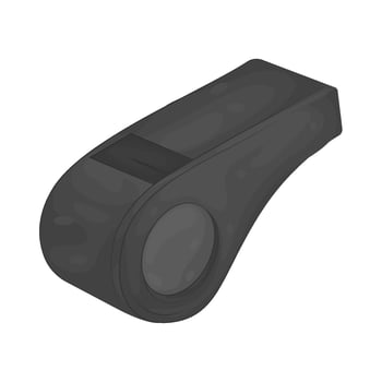 Illustration of whistle vector